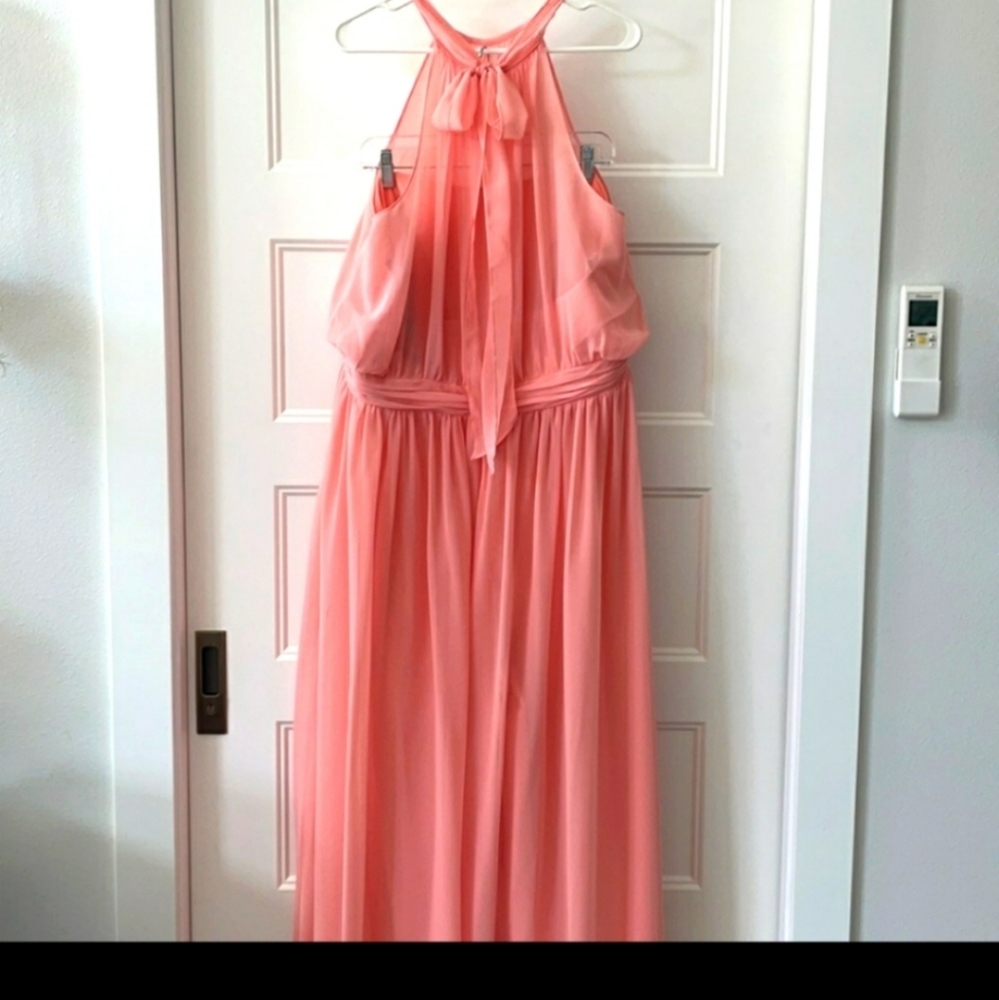 Nwot Alfred Angelo coral jumpsuit 18